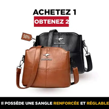 (Achetez 1, OBTENEZ 2 UNITÉS) Sac à main en Cuir Noble Megan® / Élevez votre style à un niveau supérieur