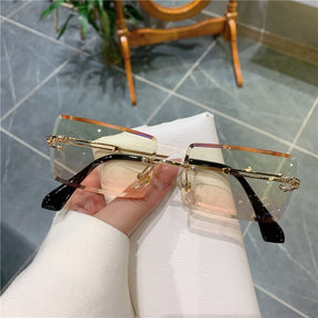 Lunettes de luxe rétro vintage pour femme - Protection UV400