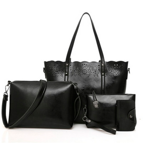 Kit Sac Cuir Femme 4 Pièces